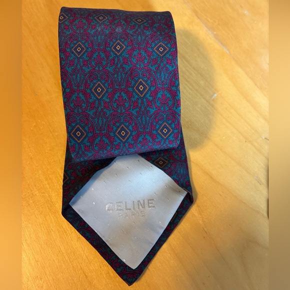 Celine Paris silk necktie EUC - Picture 1 of 8